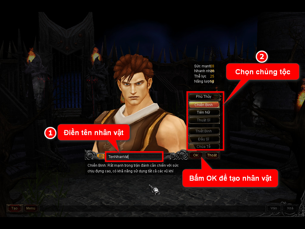 Chức năng chính của Game MU Bóng Đêm Chức năng chính của Game MU Bóng Đêm